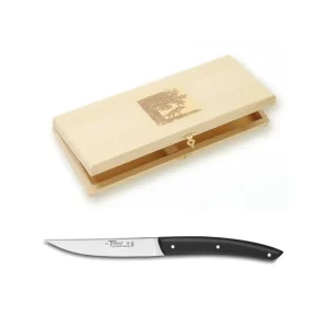 DOZORME Couteaux<Coffret 4 couteaux à steak Le Thiers® Noir Mat, Claude