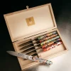 DOZORME Couteaux<Coffret 6 couteaux Navette François Groslière, Claude