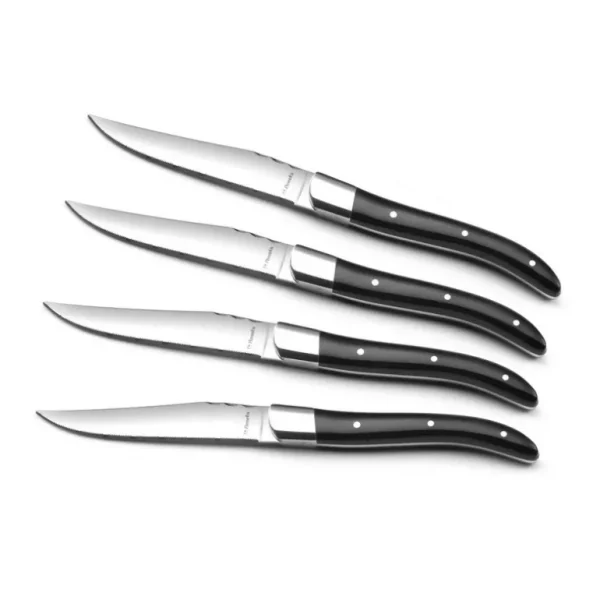 AMEFA Couteaux<Coffret 4 couteaux steak Royal Noir,