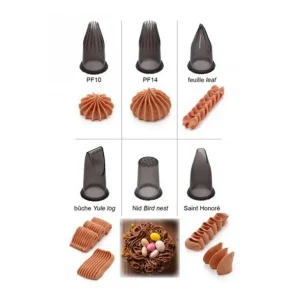 DE BUYER Douilles Et Poches À Douille<Coffret 6 douilles tritan Créatif,