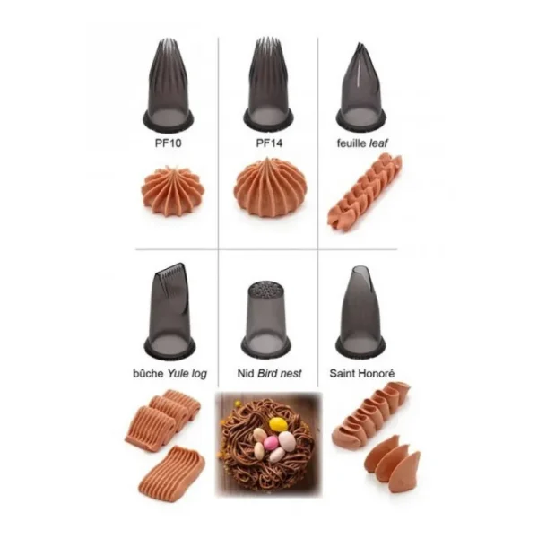 DE BUYER Douilles Et Poches À Douille<Coffret 6 douilles tritan Créatif,