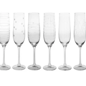 Table Passion Flûtes Et Coupes À Champagne<Coffret 6 flûtes à champagne Graphik,