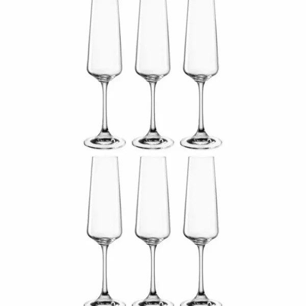 LEONARDO Flûtes Et Coupes À Champagne<Coffret 6 flûtes à champagne Paladino, Léonardo