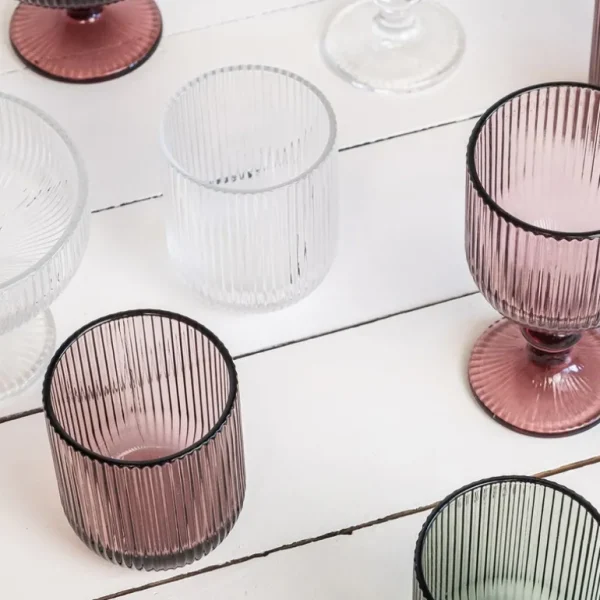 Table Passion Chopes Et Gobelets<Coffret 6 gobelets 24 cl Dolce Rose,
