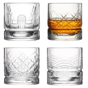 La Rochère Verres Whisky Et Porto<Coffret 4 gobelets à Whisky Dandy ,
