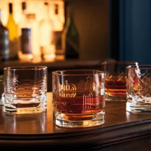La Rochère Verres Whisky Et Porto<Coffret 4 gobelets à Whisky Dandy ,