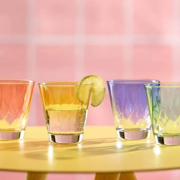 LEONARDO Chopes Et Gobelets<Coffret 4 gobelets assortis 21 cl Twist, Léonardo