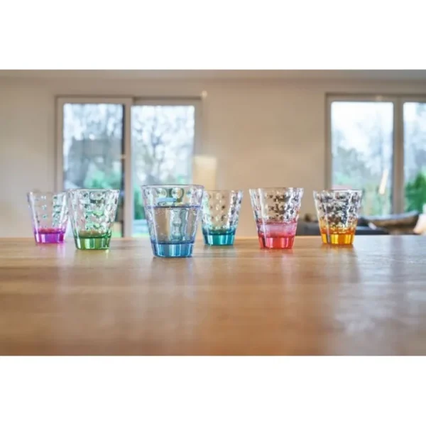 LEONARDO Chopes Et Gobelets<Coffret 6 gobelets assortis Optic Color, Léonardo