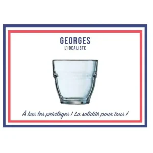 Le Verre Français Chopes Et Gobelets<Coffret 6 Gobelets Georges 23 cl,