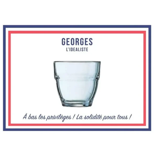 Le Verre Français Chopes Et Gobelets<Coffret 6 Gobelets Georges 23 cl,