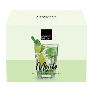Royal Leerdam Verres À Cocktail<Coffret 4 Verres à Mojito 41 cl,