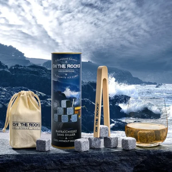 ONTHEROCKS Verres Whisky Et Porto<Coffret Bleu de Bretagne, ON THE ROCKS