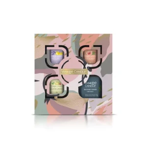 Yankee Candle Bougies Parfumées<Coffret de 4 bougies parfumées,