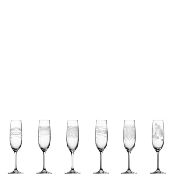 LEONARDO Flûtes Et Coupes À Champagne<Coffret de 6 flûtes à champagne Casella, Léonardo