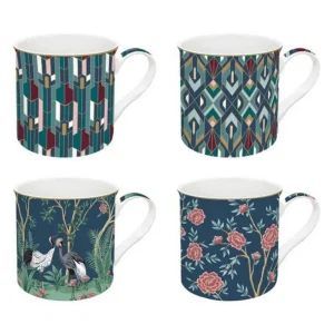 Easy life Bols, Mugs Et Tasses<Coffret de 4 mugs 30cl Mandalay,