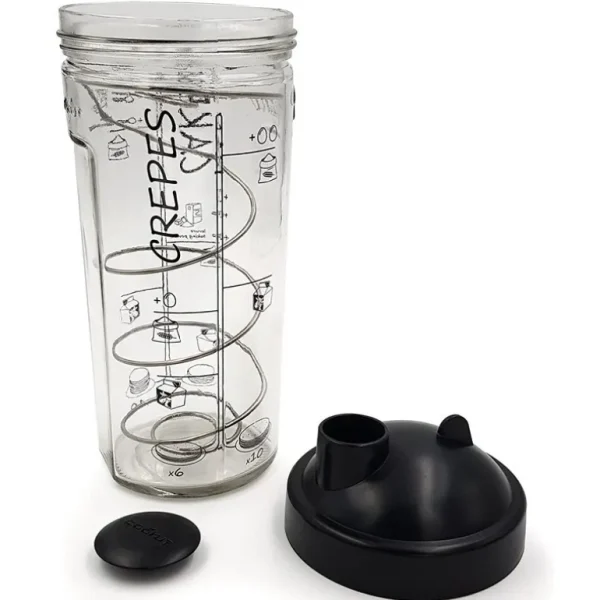 COOKUT Fouets<Coffret Shaker à crêpes, pancakes et gaufres Miam,