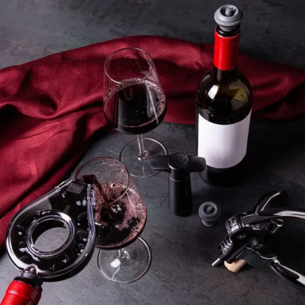 Vacu Vin Ustensiles Pour Le Vin<Coffret Vin Air Deluxe,