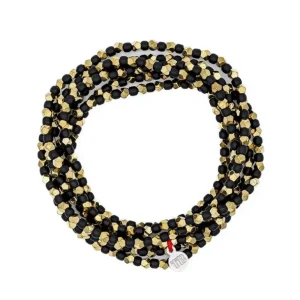 Têtes Blondes Les Bijoux<Collier et Bracelet 6 tours Max Gold Noir,