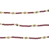 Têtes Blondes Les Bijoux<Collier et Bracelet 6 tours Gatsby Rouge Cerise,