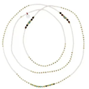 Têtes Blondes Les Bijoux<Collier et Bracelet 6 tours New Andy Rose Guimauve,
