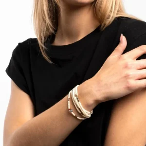 Têtes Blondes Les Bijoux<Collier et Bracelet 6 tours Nazar Vanille,