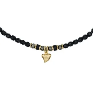Têtes Blondes Les Bijoux<Collier ras du cou Baghera Noir Mat,