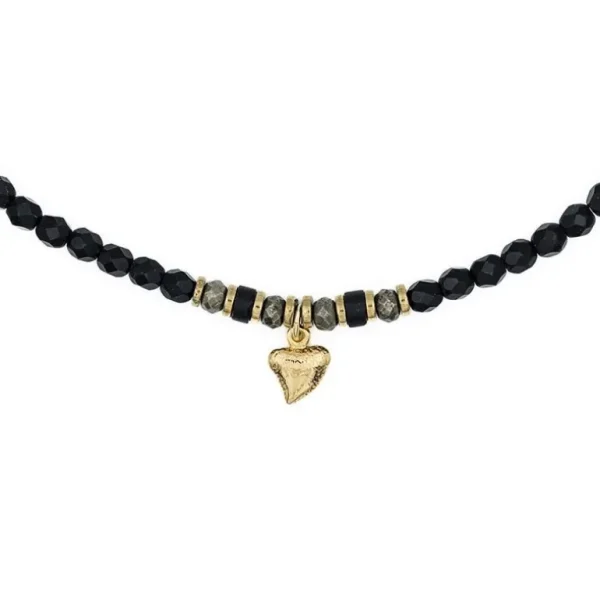 Têtes Blondes Les Bijoux<Collier ras du cou Baghera Noir Mat,