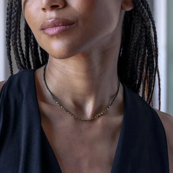 Têtes Blondes Les Bijoux<Collier ras du cou New Alicia Crocodile,