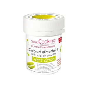 ScrapCooking Les Macarons | Les Cupcakes<Colorant artificiel en poudre Vert citron,