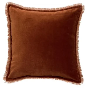 VIVARAISE Coussins Et Rideaux<Coussin Uni Fara Caramel,