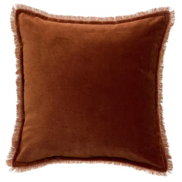VIVARAISE Coussins Et Rideaux<Coussin Uni Fara Caramel,