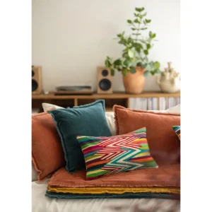 VIVARAISE Coussins Et Rideaux<Coussin uni Fara Sienne,