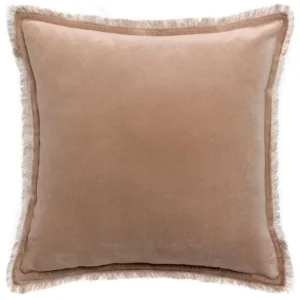 VIVARAISE Coussins Et Rideaux<Coussin Uni Fara Taupe,