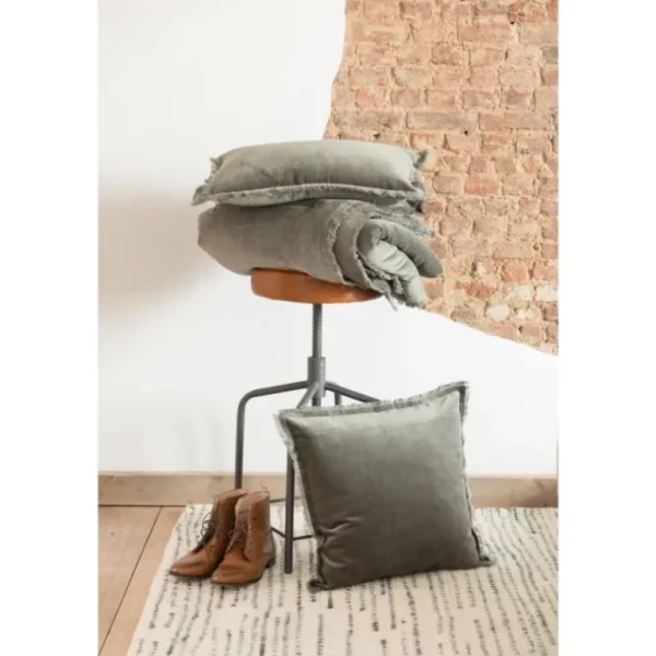 VIVARAISE Coussins Et Rideaux<Coussin uni Fara Thym,