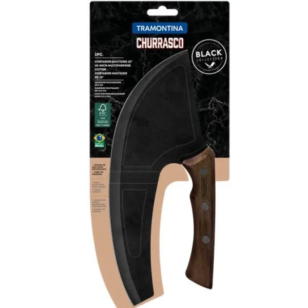 Tramontina Couteaux Professionnels | Planchas Et Accessoires<Couteau à pizza et à viande Viking Black Churrasco,