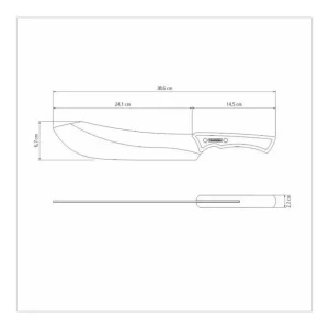 Tramontina Couteaux Professionnels | Planchas Et Accessoires<Couteau à viande Black Churrasco,