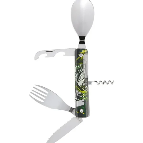 AKINOD Ustensiles Pour Le Pique-Nique | Boîtes Repas Et Accessoires<Couverts multifonctions 13H25 Jungle,