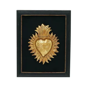 EMDE Décorations Murales<Décoration murale Ex-voto coeur doré 14,8x 18,8 cm, Emdé
