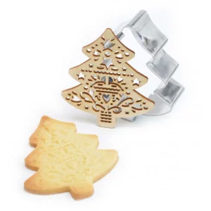 ScrapCooking Emporte-Pièce<Découpoir + embosseur bois Sapin,
