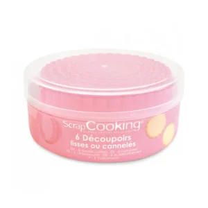 ScrapCooking Emporte-Pièce<6 Découpoirs lisses ou cannelés,
