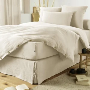 L'effet papillon Draps Plats Et Draps Housse<Drap housse Gaïa Pampa en gaze de coton,