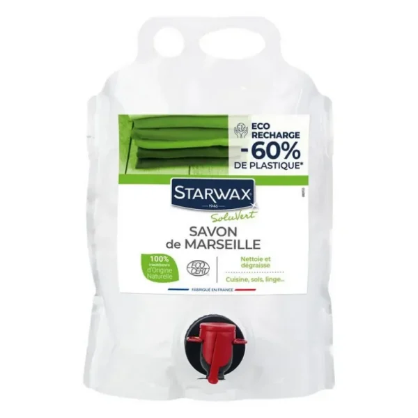 STARWAX Écologiques | Cuisine<Eco recharge Savon de Marseille Soluvert,