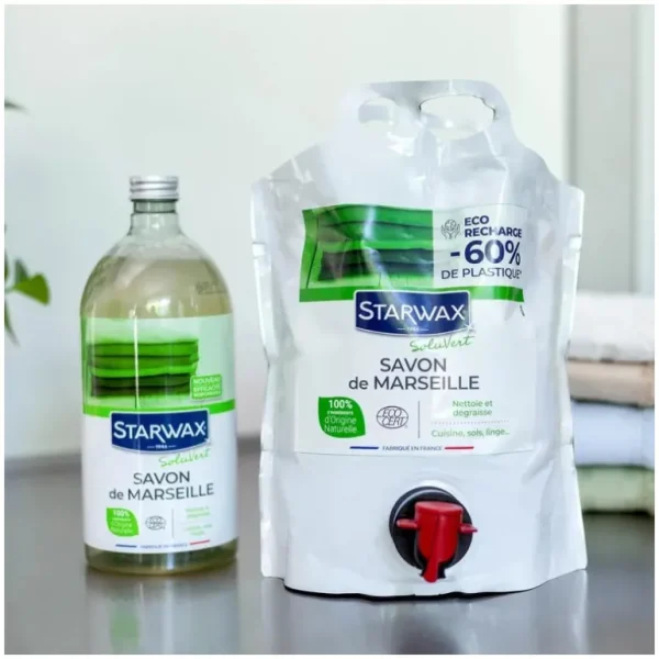 STARWAX Écologiques | Cuisine<Eco recharge Savon de Marseille Soluvert,