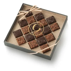 Vincent Guerlais Le Chocolat | Gâteaux Et Confiserie<Ecrin 18 rochers praliné,