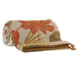 Sud Etoffe Plaids Et Couvre-Lits<Edredon 75 x 200 cm Ombrage Gold,