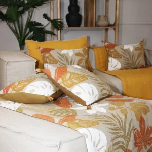 Sud Etoffe Plaids Et Couvre-Lits<Edredon 75 x 200 cm Ombrage Gold,