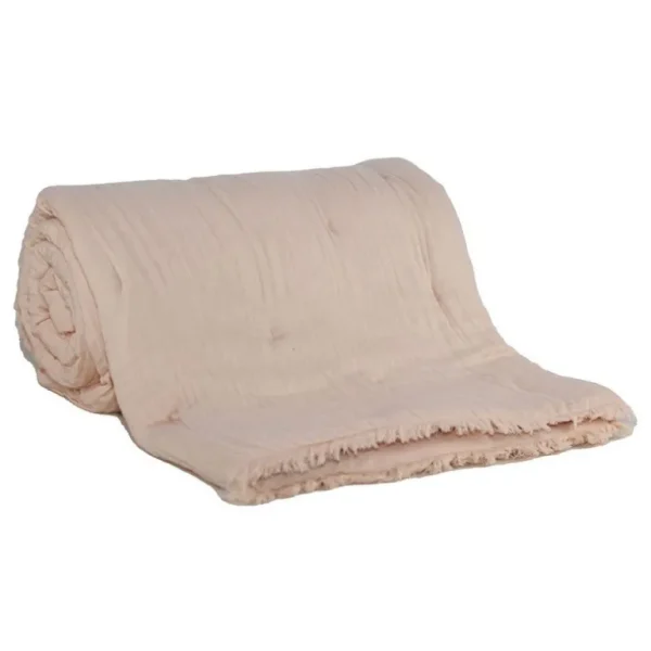 Sud Etoffe Plaids Et Couvre-Lits<Edredon 80 x 200 cm Romane Poudre,
