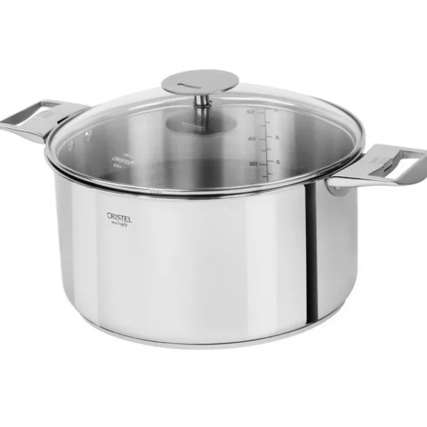 CRISTEL Amovible<Faitout 24cm amovible inox Casteline,