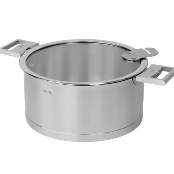 CRISTEL Amovible<Faitout 24cm inox strate amovible,
