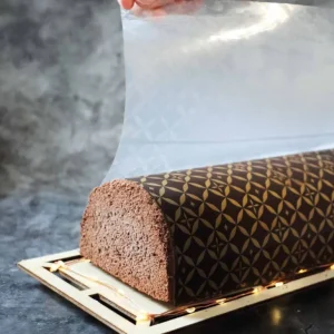 ScrapCooking Le Chocolat<2 feuilles transfert pour bûche motif Couture,